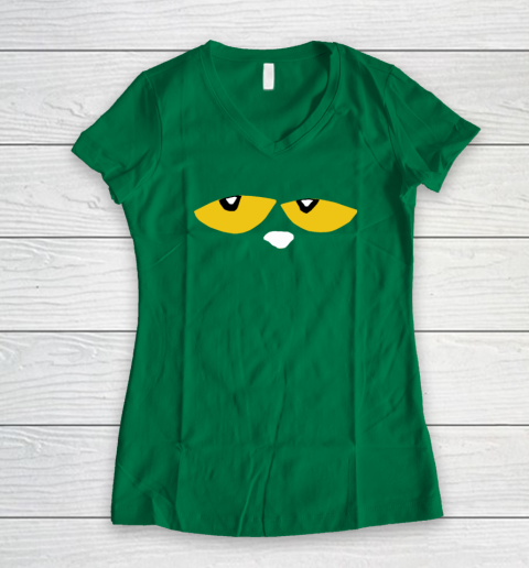 This Is My Book Character Costume Blue Cat Reading Day Women's V-Neck T-Shirt 3