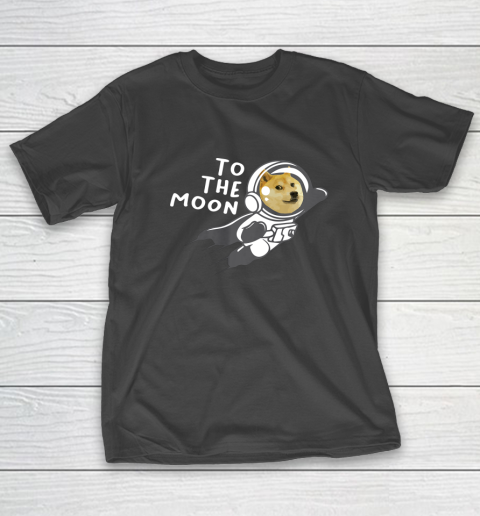 Dogecoin to the Moon Shirt Hodl Doge Coin Crypto Currency T-Shirt