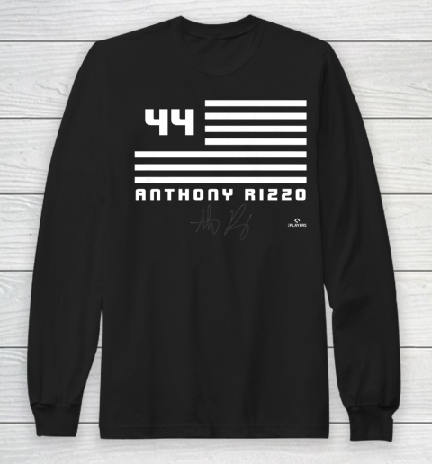 Anthony Rizzo Tshirt Flag Name Long Sleeve T-Shirt