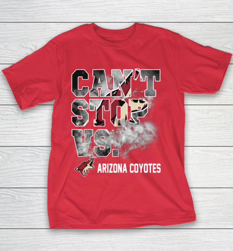 NHL Arizona Coyotes Hockey Can't Stop Vs Youth T-Shirt 7