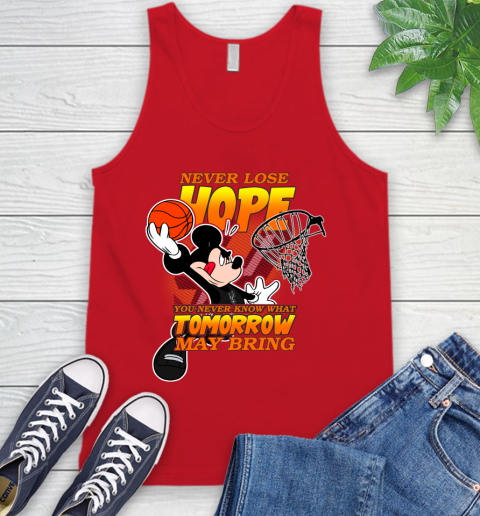 San Antonio Spurs NBA Basketball Mickey Disney Never Lose Hope Tank Top 5