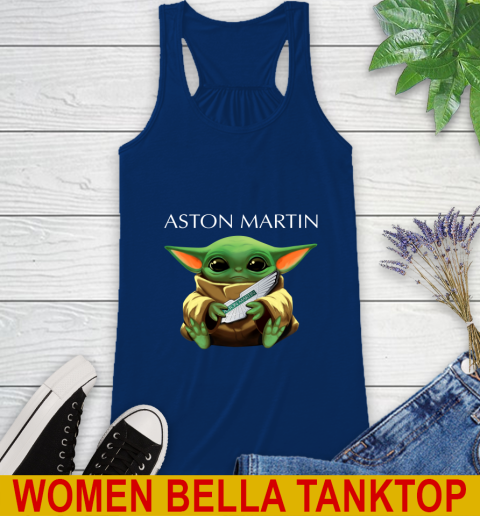 Star Wars Baby Yoda Hugs Aston Martin Car Shirt 43
