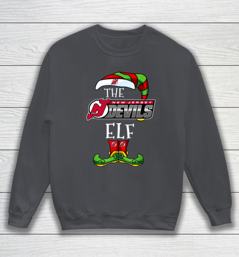 New Jersey Devils Christmas ELF Funny NHL Sweatshirt 4