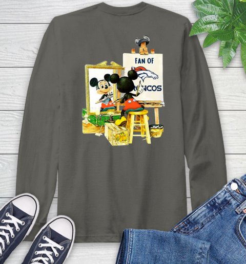 NFL Football Denver Broncos Mickey Drawing Shirt 63