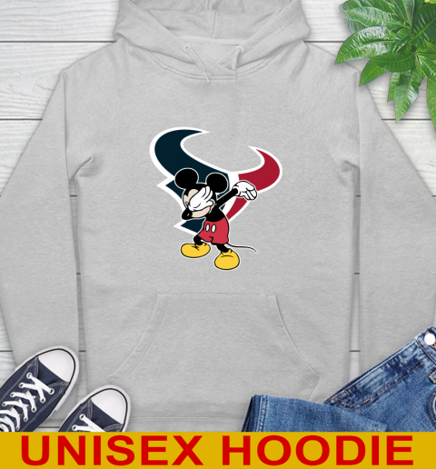 Houston Texans NFL Football Dabbing Mickey Disney Sports Hoodie 6