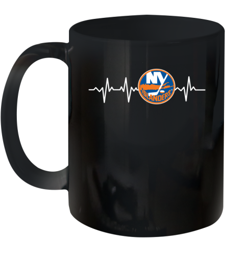 New York Islanders NHL Hockey Heart Beat Shirt Ceramic Mug 11oz