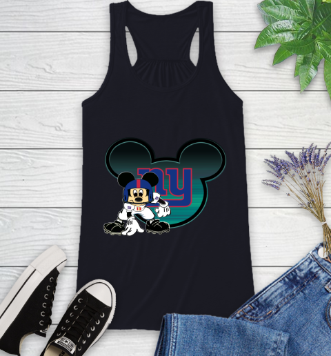 NFL New York Giants Mickey Mouse Disney Football T Shirt Racerback Tank 10