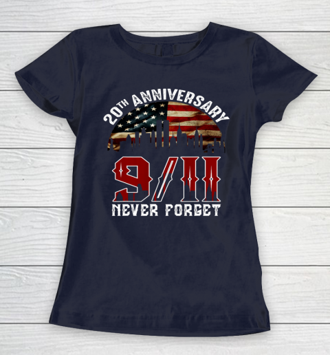 Never Forget 9 11 20th Anniversary Patriot Day 2021 Women's T-Shirt 2
