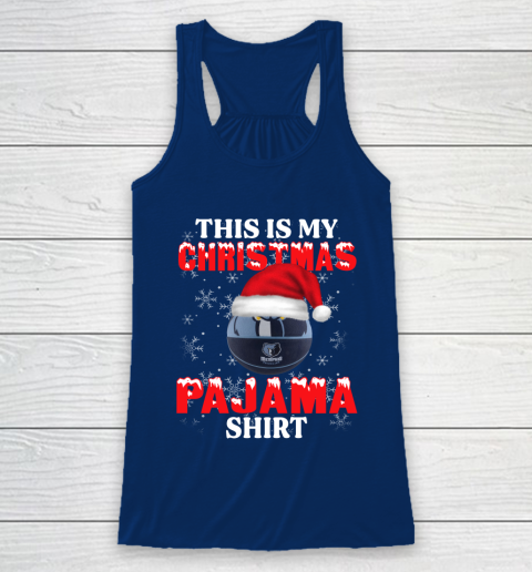 Memphis Grizzlies This Is My Christmas Pajama Shirt NBA Racerback Tank 6