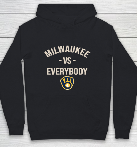 Milwaukee Brewers Vs Everybody Youth Hoodie