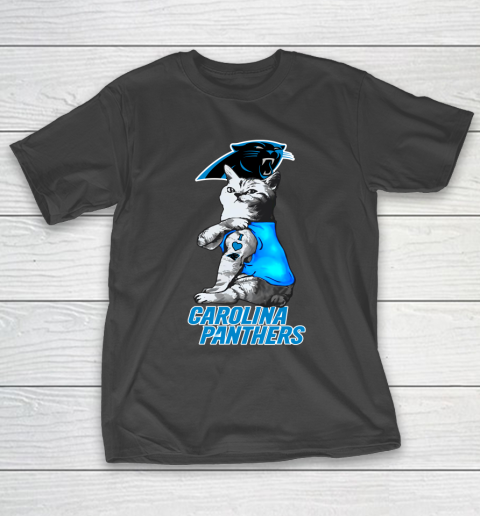 NFL Football My Cat Loves Carolina Panthers T-Shirt