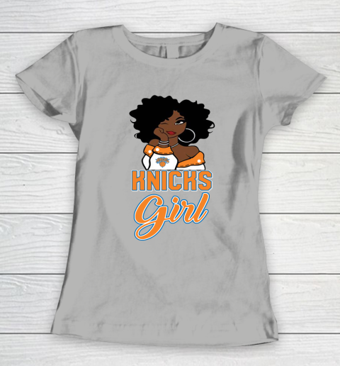 New York Knicks Girl NBA Women's T-Shirt 11