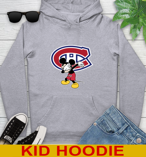 Montreal Canadiens NHL Hockey Dabbing Mickey Disney Sports Youth Hoodie 6