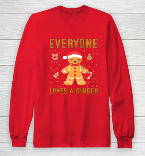 Everyone Loves A Ginger Funny Christmas Long Sleeve T-Shirt 7