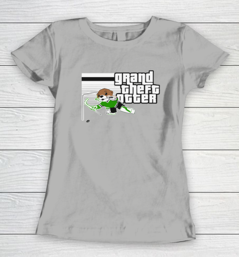 Jake Oettinger Grand Theft Otter Dallas Hockey Women's T-Shirt 7