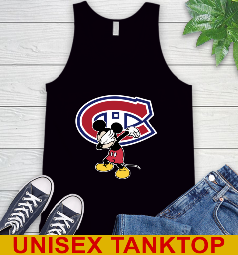 Montreal Canadiens NHL Hockey Dabbing Mickey Disney Sports Tank Top 2