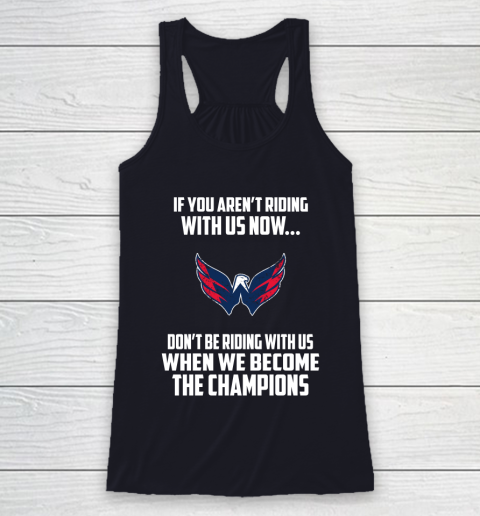 NHL Washington Capitals Hockey We Become The Champions Racerback Tank 7