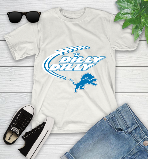 NFL Detroit Lions Dilly Dilly Football Sports Youth T-Shirt