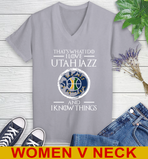 Utah Jazz NBA Basketball That's What I Do I Love My Team And I Know Things Game Of Thrones 76