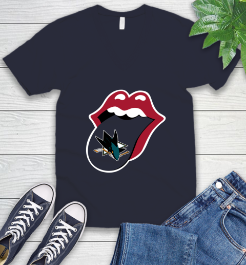 San Jose Sharks NHL Hockey Lips I Root For My Team Adoring Fan 51