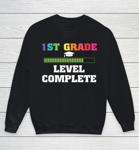 Back To School Shirt Back To School Shirt 1st grade level complete Youth Sweatshirt