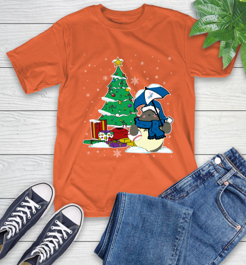 Los Angeles Dodgers MLB Baseball Cute Tonari No Totoro Christmas Sports T-Shirt 4