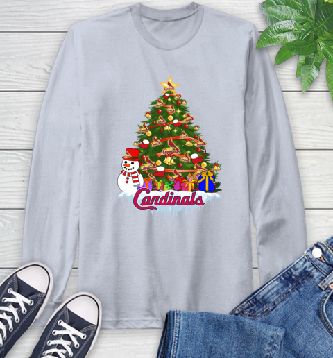 St.Louis Cardinals Merry Christmas MLB Baseball Sports Long Sleeve T-Shirt 6