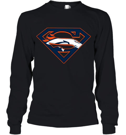 We Are Undefeatable Denver Broncos x Superman NFL Youth Long Sleeve