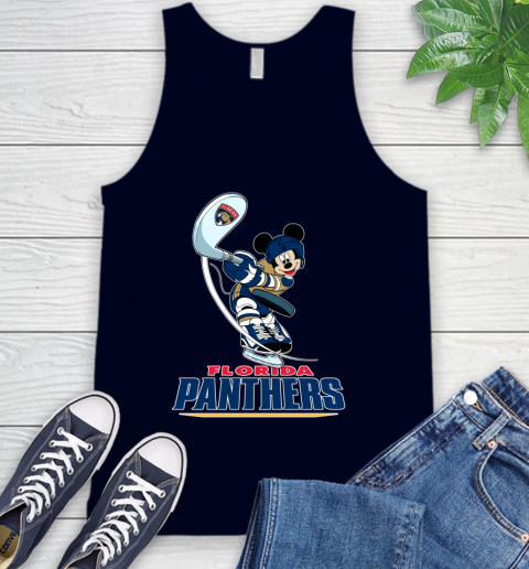 NHL Hockey Florida Panthers Cheerful Mickey Mouse Shirt Tank Top 3