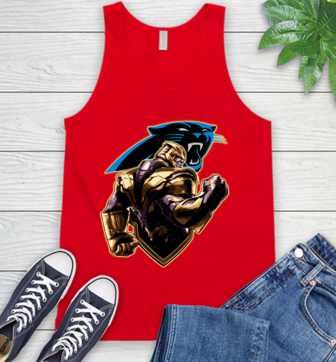 NFL Thanos Avengers Endgame Football Sports Carolina Panthers Tank Top 6