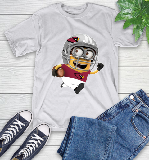 NFL Arizona Cardinals Minions Disney Football Sports T-Shirt 12