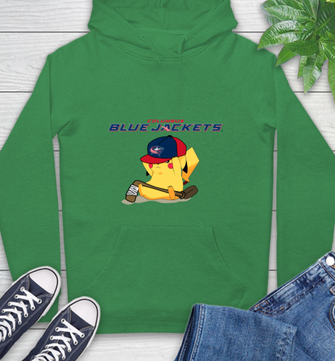 NHL Pikachu Hockey Sports Columbus Blue Jackets Hoodie 8