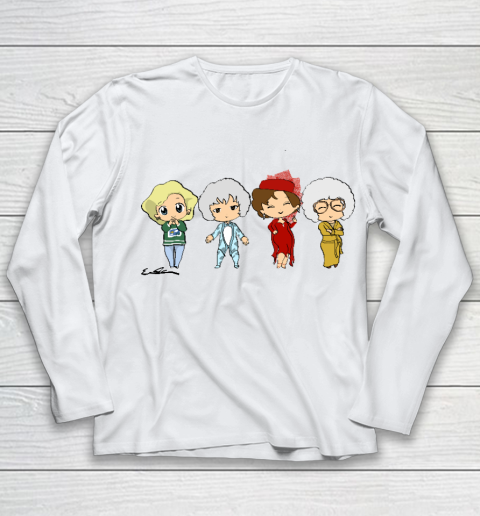 The Golden Girls  Chibis Youth Long Sleeve