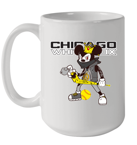 Chicago White Sox MLB Baseball Mickey Peace Sign Sports Ceramic Mug 15oz