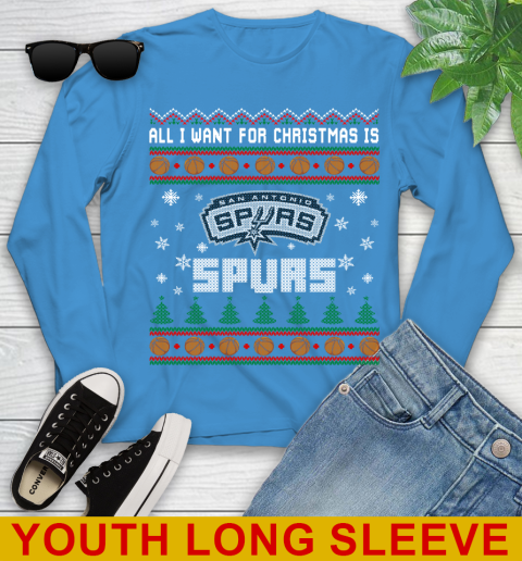 NBA Basketball All I Want For Christmas Is San Antonio Spurs 124