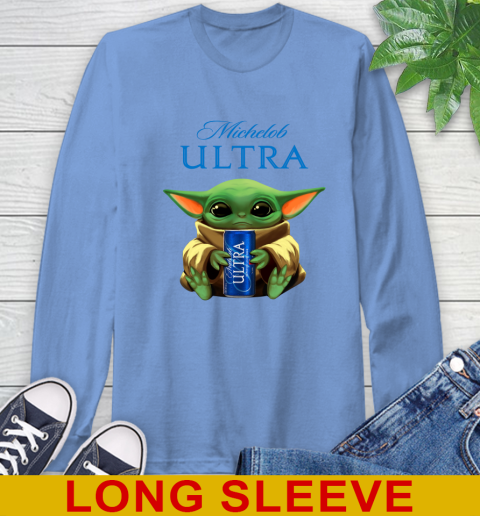 Star Wars Baby Yoda Hugs Michelob Ultra Beer Shirt 68