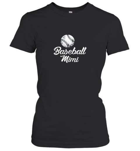 Baseball Mimi Shirt, Cute Funny Player Fan Gift Women's T-Shirt