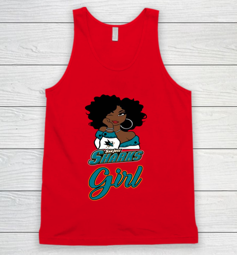 San Jose Sharks Girl NHL Tank Top 6