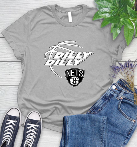 NBA Brooklyn Nets Dilly Dilly Basketball Sports Women's T-Shirt 5