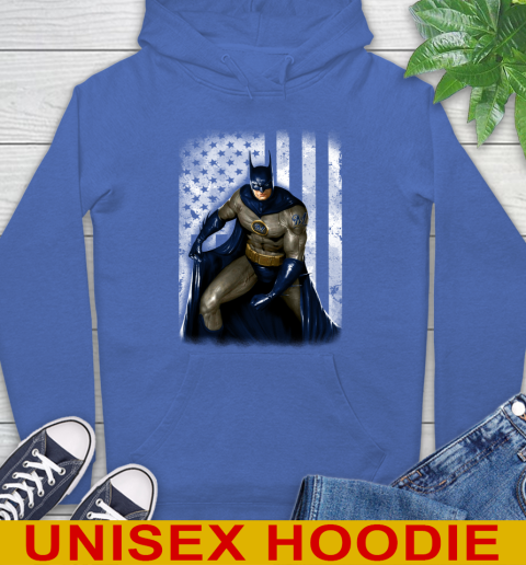 Milwaukee Brewers MLB Baseball Batman DC American Flag Shirt Hoodie 9