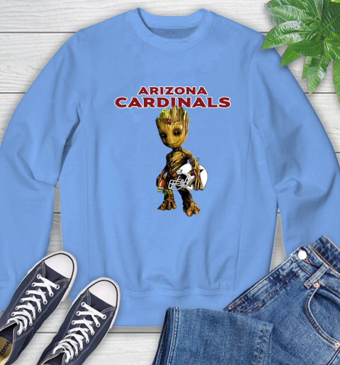 Arizona Cardinals NFL Football Groot Marvel Guardians Of The Galaxy Sweatshirt 11