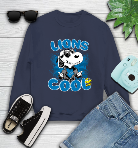 NFL Football Detroit Lions Cool Snoopy Shirt Sweatshirt 2