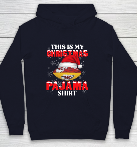 Kansas City Chiefs This Is My Christmas Pajama Shirt NFL Youth Hoodie 2