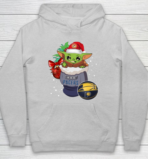 Indiana Pacers Christmas Baby Yoda Star Wars Funny Happy NBA Hoodie 6