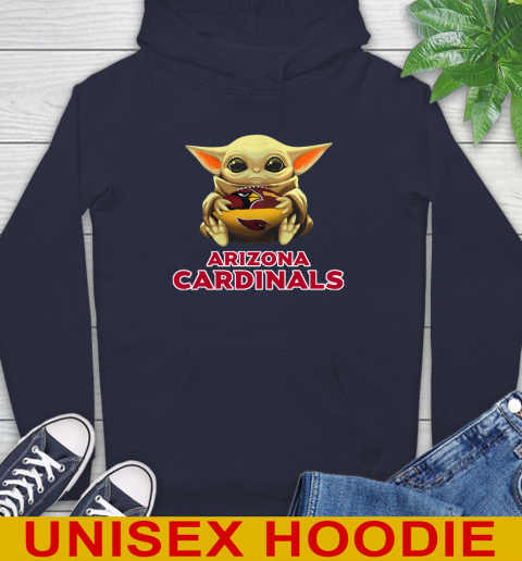 NFL Football Arizona Cardinals Baby Yoda Star Wars Shirt Hoodie 4