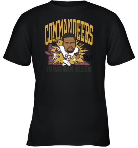 Washington Commanders Jonathan Allen Youth T-Shirt