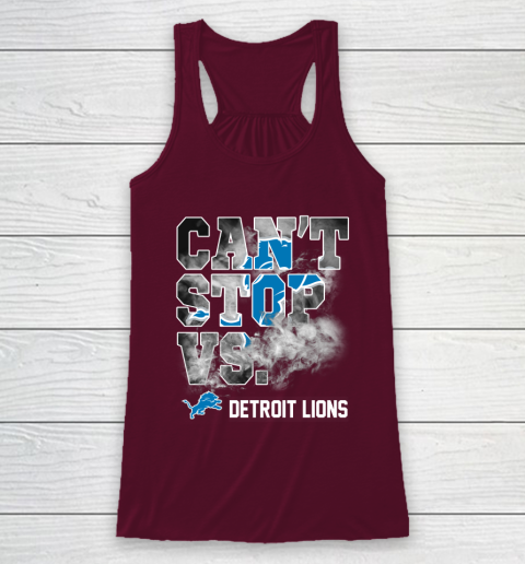 NFL Detroit Lions Can't Stop Vs Racerback Tank 2