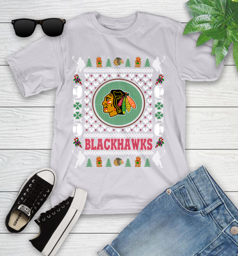 Chicago Blackhawks Merry Christmas NHL Hockey Loyal Fan Ugly Shirt 103