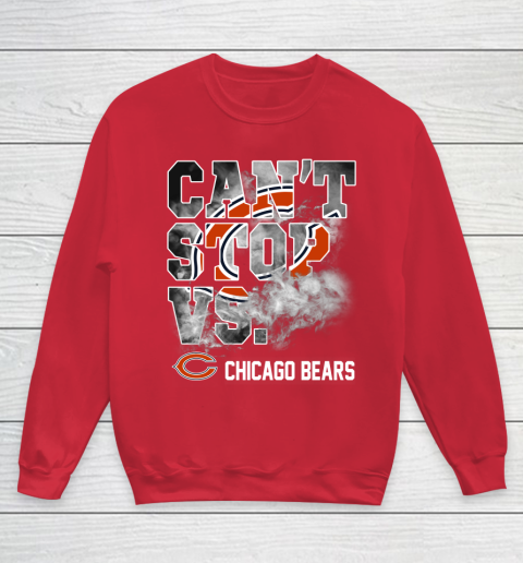 NFL Chicago Bears Can't Stop Vs Youth Sweatshirt 8 NFL Chicago Bears Can't Stop Vs Youth Sweatshirt - Image 8