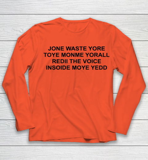 Jone Waste Yore Funny I Miss You Blink 182 Youth Long Sleeve 2
